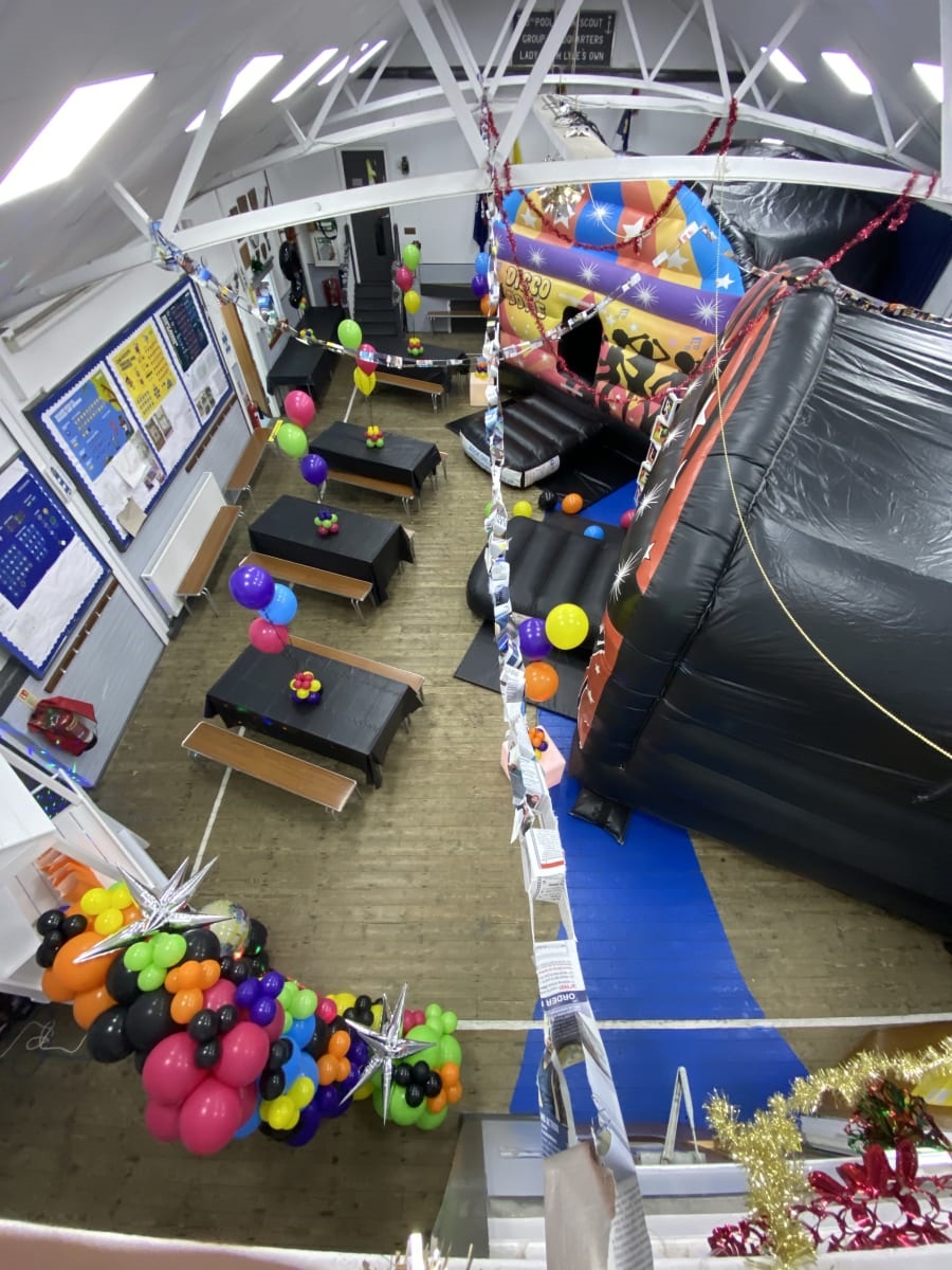 BH15 1JF 3rd Poole Sea Scout Group Hall Hire, Balloon Displays